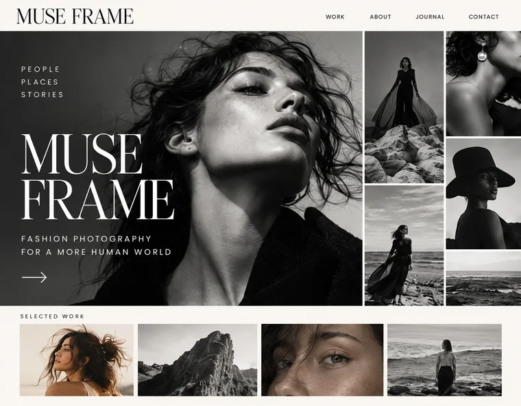 Muse Frame: Fotografía de moda