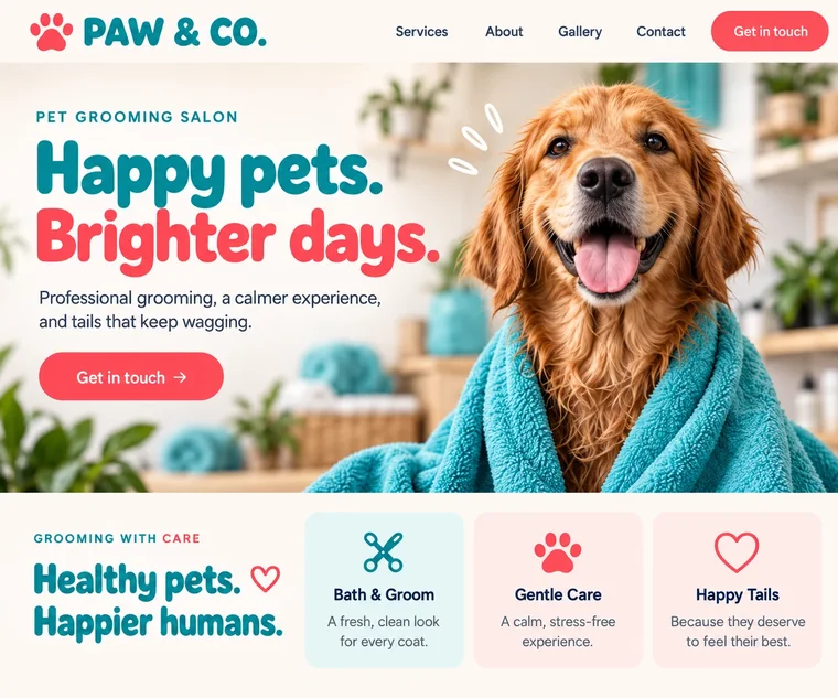 Paw & Co.: Peluquería canina