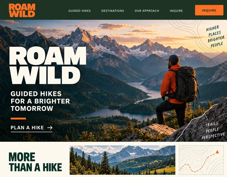 Roam Wild: Rutas de senderismo