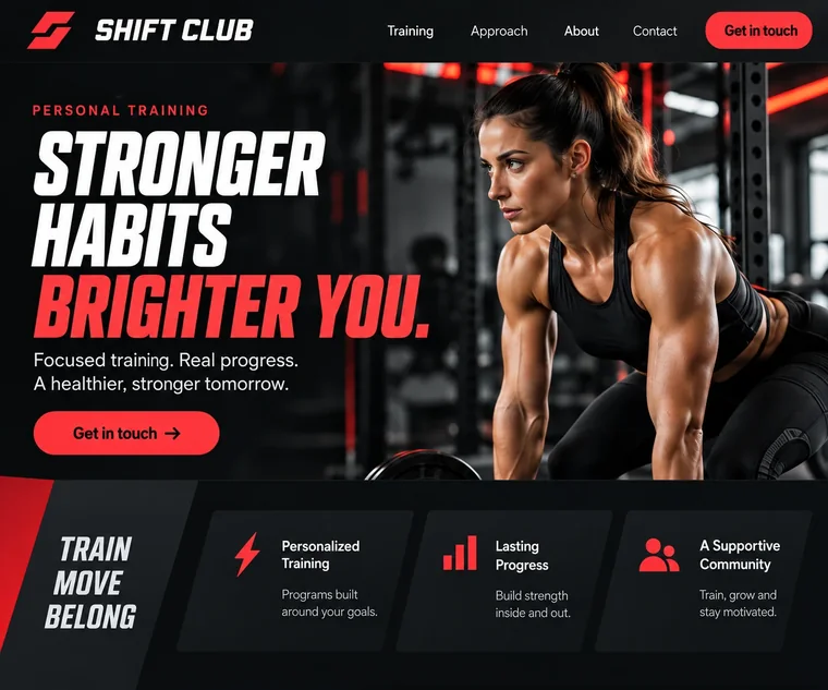 Shift Club: Entrenamiento personal