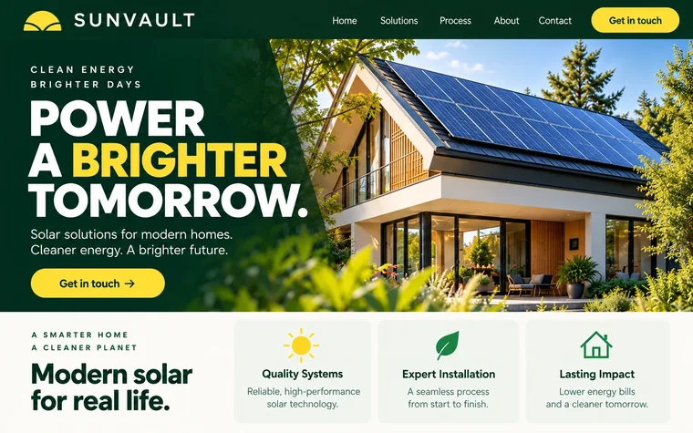 Sunvault: Energía solar